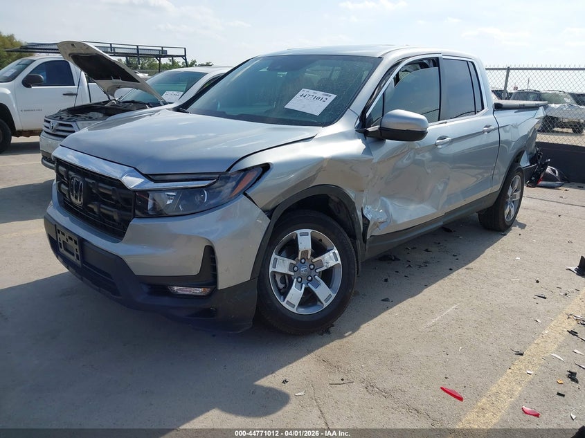 2025 Honda Ridgeline VIN 5FPYK3F54SB045701 IAAI salvage auction — LEFT SIDE, Original (Texas), sold $13,650 on 2026-07-09 (photo 2)
