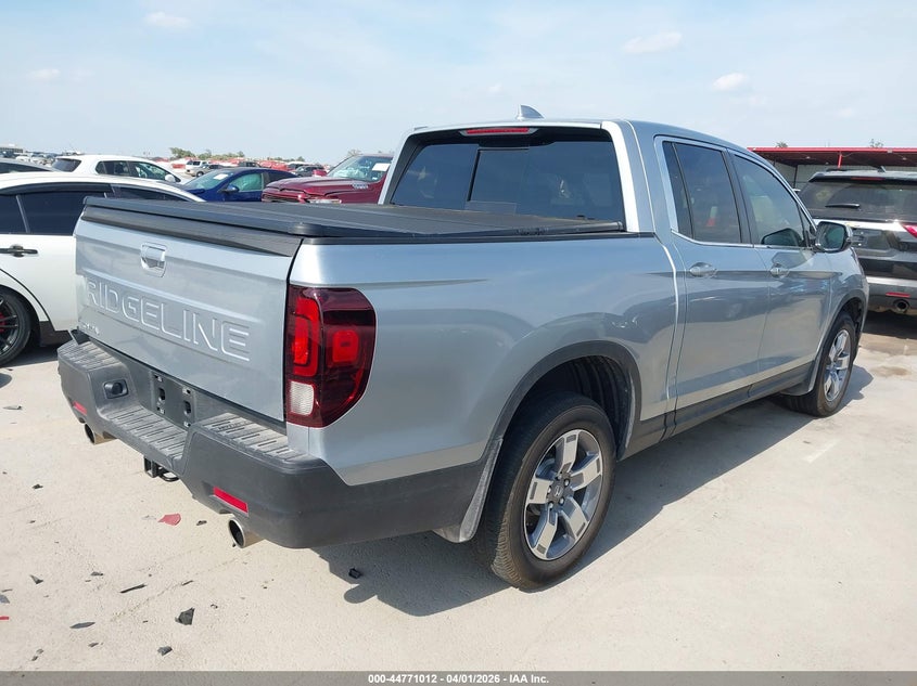 2025 Honda Ridgeline VIN 5FPYK3F54SB045701 IAAI salvage auction — LEFT SIDE, Original (Texas), sold $13,650 on 2026-07-09 (photo 4)