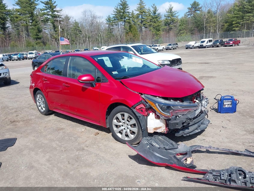 2020 Toyota Corolla VIN JTDEPRAE7LJ103446 IAAI salvage auction — FRONT END, Wait Title, sold $2,250 on 2026-07-17 (photo 1)