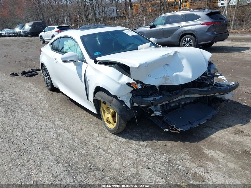 2015 Lexus Rc VIN JTHSE5BC6F5004112 IAAI salvage auction — FRONT END, Wait Title, sold $25 on 2026-07-28 (photo 1)
