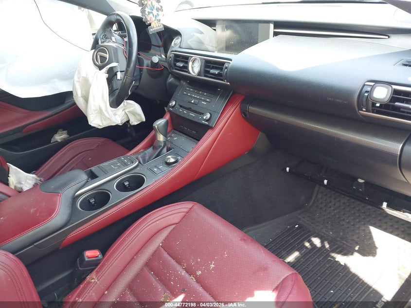 2015 Lexus Rc VIN JTHSE5BC6F5004112 IAAI salvage auction — FRONT END, Wait Title, sold $25 on 2026-07-28 (photo 5)