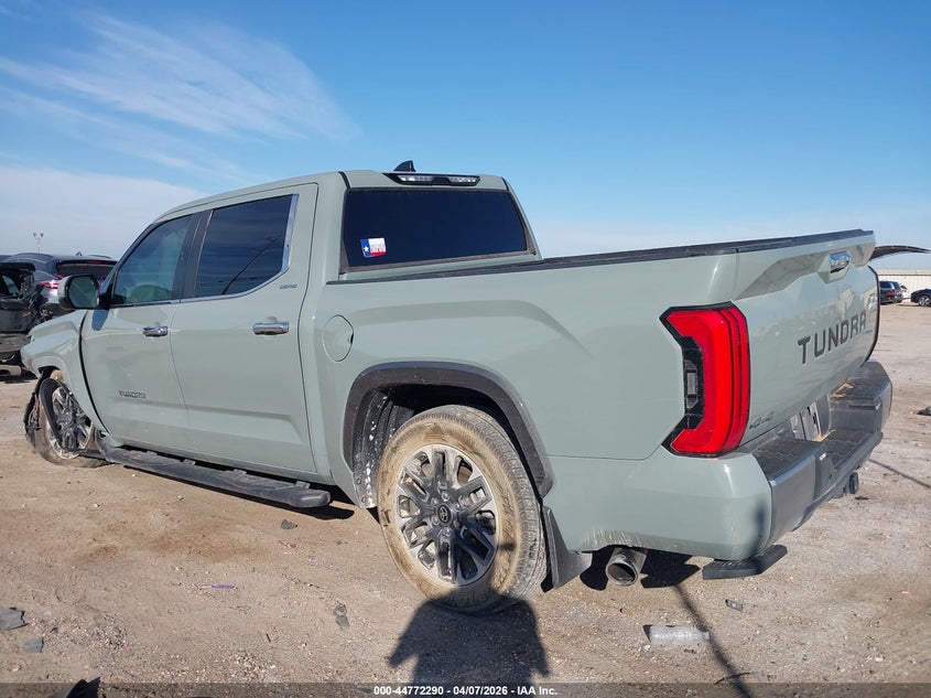 2025 Toyota Tundra VIN 5TFJA5DB6SX249326 IAAI salvage auction — LEFT FRONT, Original (Texas), sold $19,100 on 2026-07-06 (photo 3)