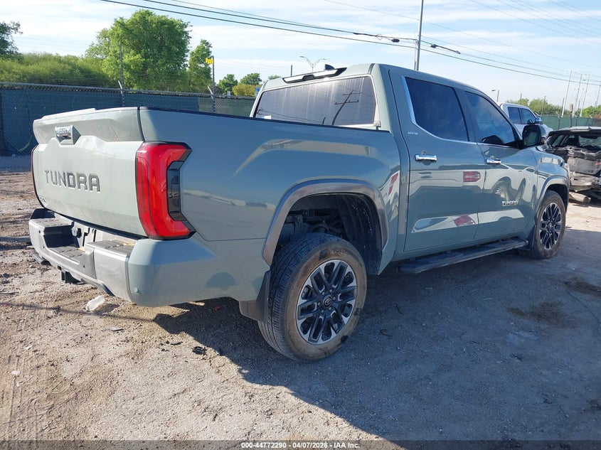 2025 Toyota Tundra VIN 5TFJA5DB6SX249326 IAAI salvage auction — LEFT FRONT, Original (Texas), sold $19,100 on 2026-07-06 (photo 4)