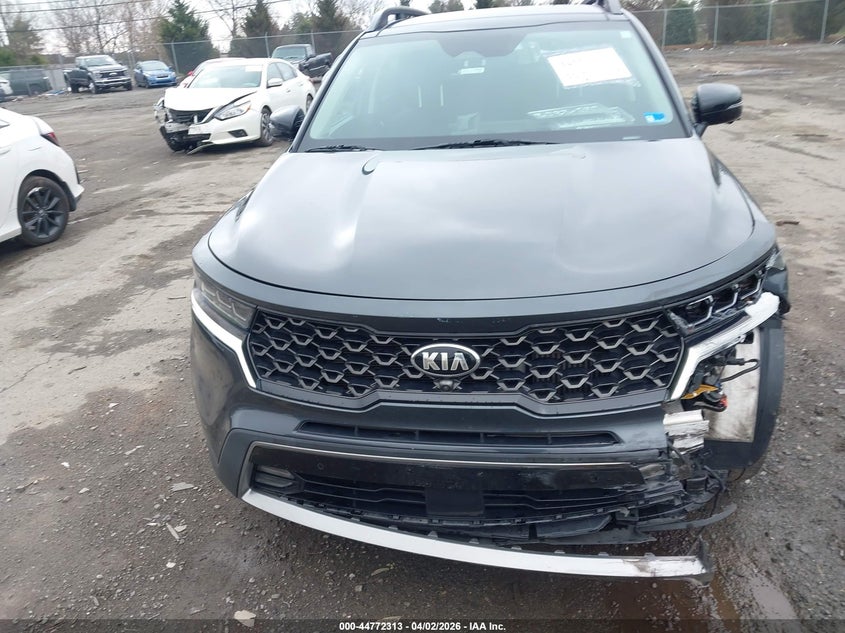 2021 Kia Sorento VIN 5XYRKDLFXMG047741 IAAI salvage auction — FRONT END, Wait Title, sold $4,850 on 2026-07-28 (photo 6)
