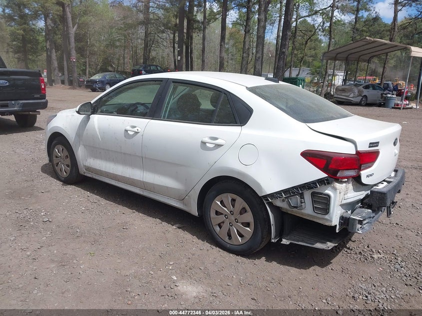 2018 Kia Rio VIN 3KPA24AB5JE077848 IAAI salvage auction — FRONT & REAR, Salvage (Oklahoma), sold $850 on 2026-07-26 (photo 3)