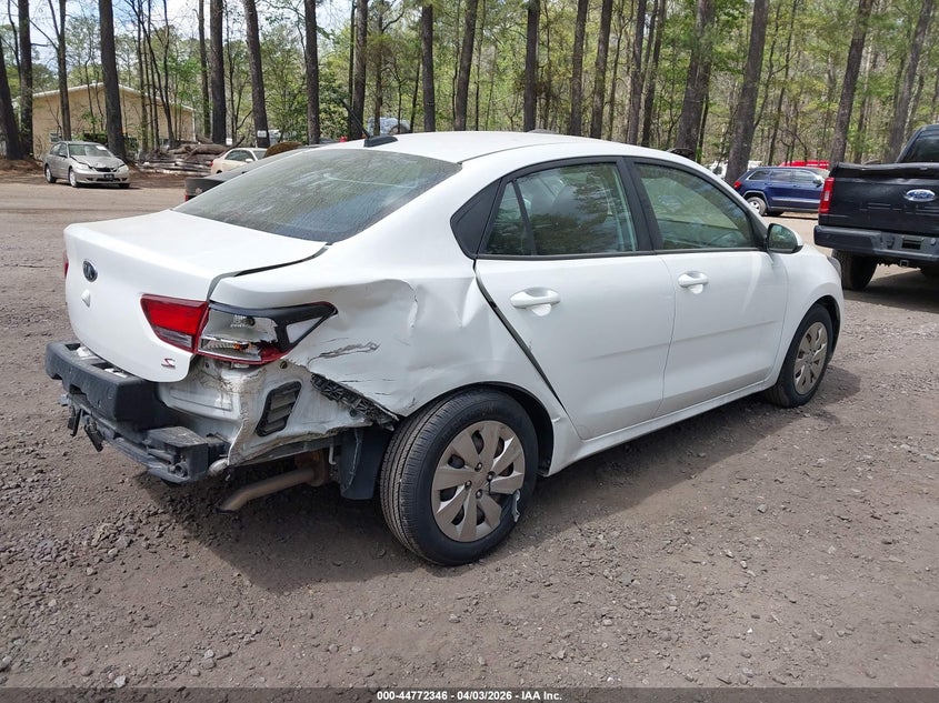 2018 Kia Rio VIN 3KPA24AB5JE077848 IAAI salvage auction — FRONT & REAR, Salvage (Oklahoma), sold $850 on 2026-07-26 (photo 4)