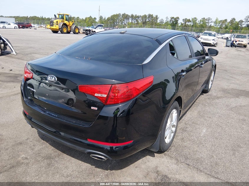 2013 Kia Optima VIN KNAGM4A71D5320004 IAAI salvage auction — THEFT, Salvage (South Carolina), sold $1,050 on 2026-07-22 (photo 4)