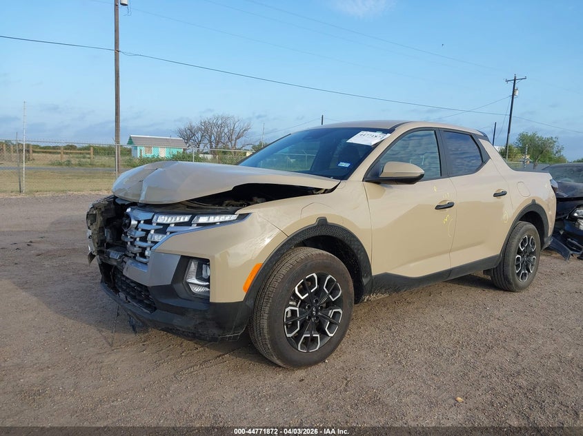 2023 Hyundai Santa cruz VIN 5NTJBDAE4PH063780 IAAI salvage auction — FRONT END, Original (Texas), sold $7,350 on 2026-07-28 (photo 2)