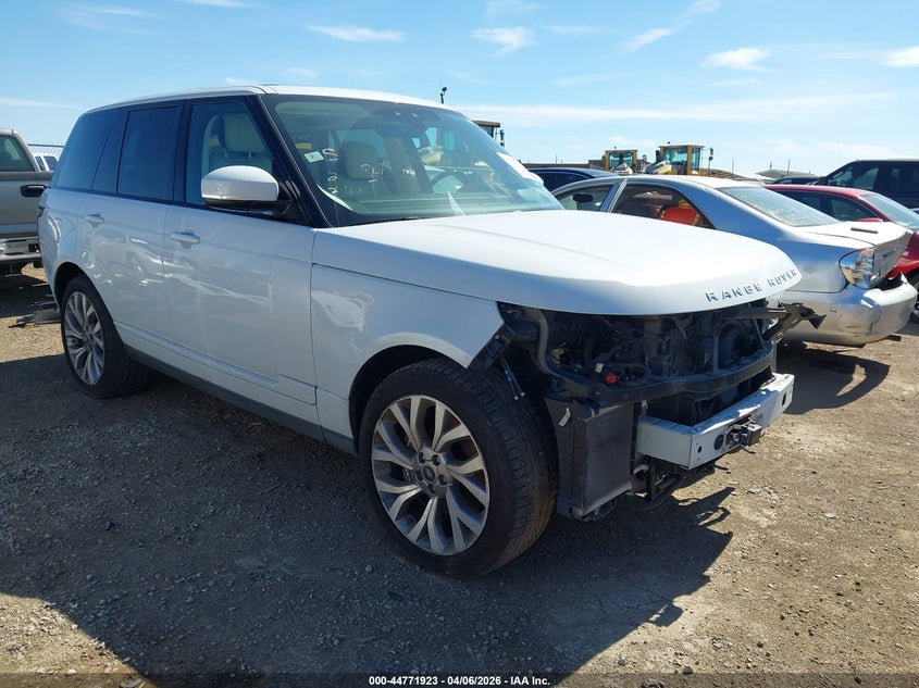 2019 Land rover RANGE ROVER VIN SALGS2SV0KA549930 IAAI salvage auction — FRONT END, Wait Title, sold $11,800 on 2026-07-09 (photo 1)