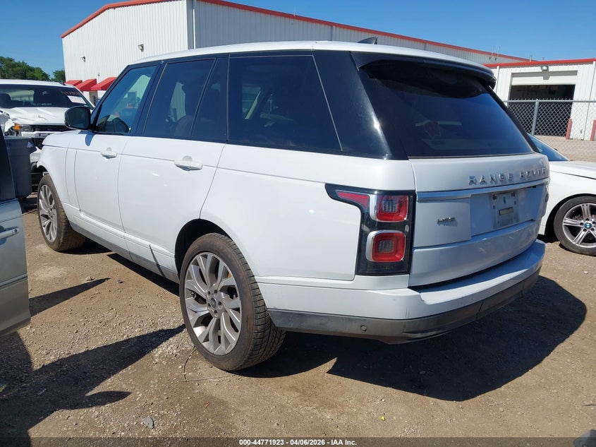 2019 Land rover RANGE ROVER VIN SALGS2SV0KA549930 IAAI salvage auction — FRONT END, Wait Title, sold $11,800 on 2026-07-09 (photo 3)