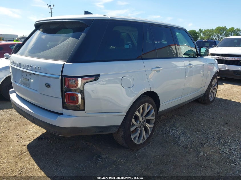 2019 Land rover RANGE ROVER VIN SALGS2SV0KA549930 IAAI salvage auction — FRONT END, Wait Title, sold $11,800 on 2026-07-09 (photo 4)