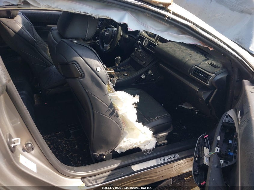 2018 Lexus Rc VIN JTHS85BC0J5004543 IAAI salvage auction — ROLLOVER, Wait Title, sold $1,050 on 2026-07-11 (photo 5)