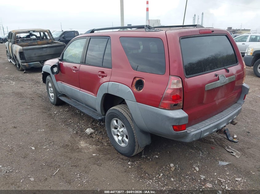 2003 Toyota 4runner VIN JTEBT14R938000336 IAAI salvage auction — FRONT & REAR, Salvage (Texas), sold $2,475 on 2026-07-15 (photo 3)