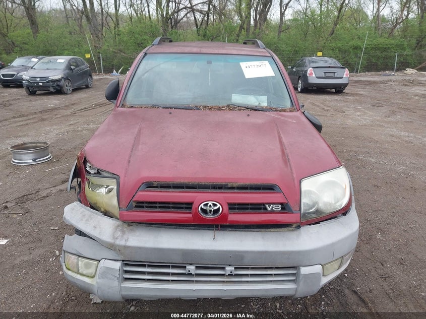 2003 Toyota 4runner VIN JTEBT14R938000336 IAAI salvage auction — FRONT & REAR, Salvage (Texas), sold $2,475 on 2026-07-15 (photo 6)