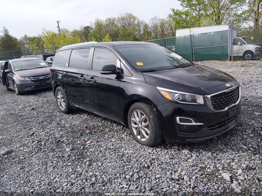 2020 Kia SEDONA VIN KNDMB5C13L6580777 IAAI salvage auction — SIDE, Salvage (Texas), sold $4,400 on 2026-07-22 (photo 1)