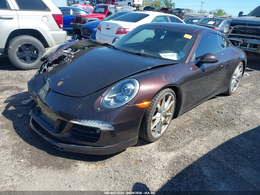 2013 Porsche 911 VIN WP0AB2A99DS120249 IAAI salvage auction — RIGHT FRONT, Clear (Oklahoma), sold $25,250 on 2026-07-28 (photo 2)