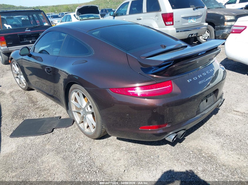 2013 Porsche 911 VIN WP0AB2A99DS120249 IAAI salvage auction — RIGHT FRONT, Clear (Oklahoma), sold $25,250 on 2026-07-28 (photo 3)