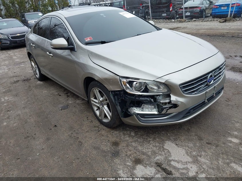 2015 Volvo S60 VIN YV126MFK2F1361153 IAAI salvage auction — RIGHT FRONT, Salvage (Rhode Island), sold $1,200 on 2026-08-14 (photo 1)