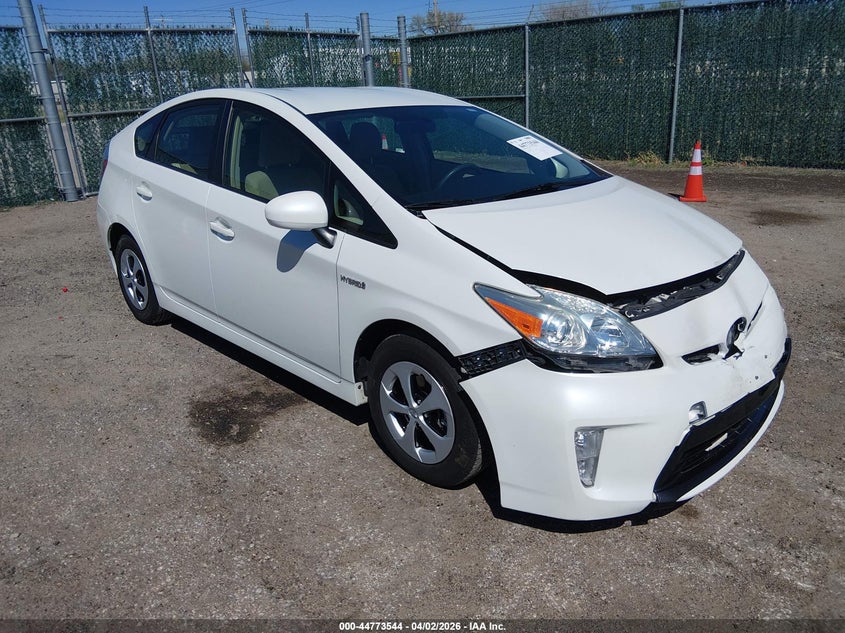 2014 Toyota Prius VIN JTDKN3DU8E1758033 IAAI salvage auction — FRONT END, Clear (Kansas), sold $2,700 on 2026-07-10 (photo 1)