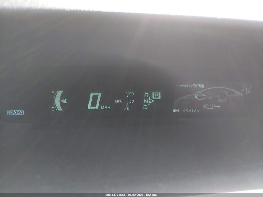 2014 Toyota Prius VIN JTDKN3DU8E1758033 IAAI salvage auction — FRONT END, Clear (Kansas), sold $2,700 on 2026-07-10 (photo 7)