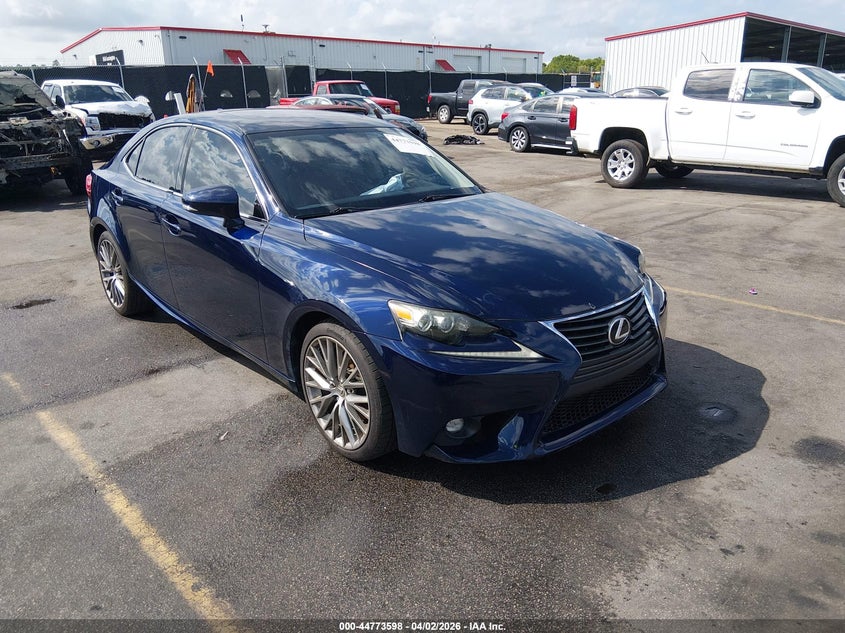 2015 Lexus Is VIN JTHBF1D21F5057469 IAAI salvage auction — LEFT FRONT, Wait Title, sold $5,475 on 2026-09-02 (photo 1)