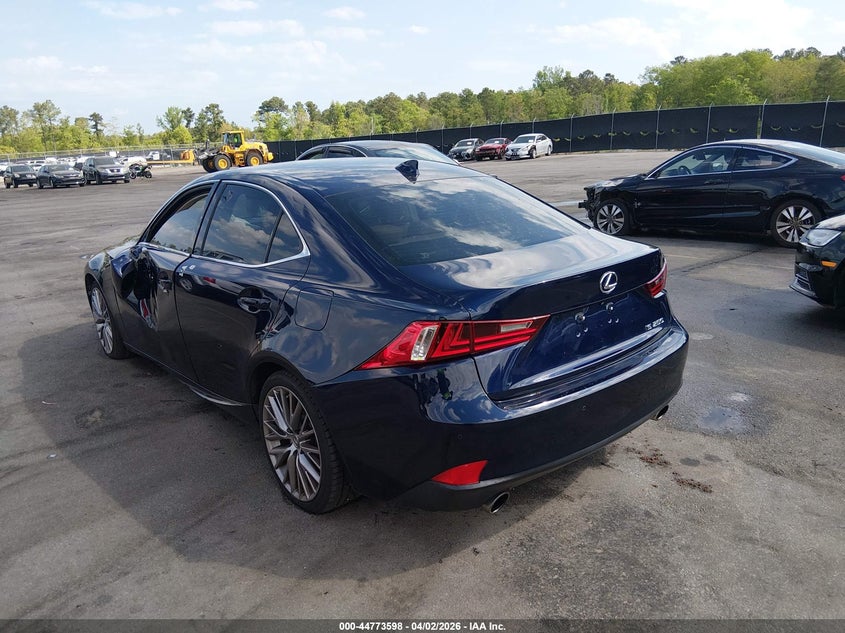 2015 Lexus Is VIN JTHBF1D21F5057469 IAAI salvage auction — LEFT FRONT, Wait Title, sold $5,475 on 2026-09-02 (photo 3)