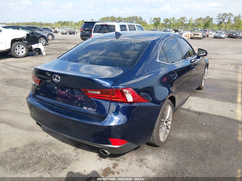 2015 Lexus Is VIN JTHBF1D21F5057469 IAAI salvage auction — LEFT FRONT, Wait Title, sold $5,475 on 2026-09-02 (photo 4)