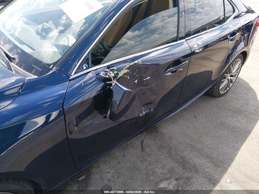 2015 Lexus Is VIN JTHBF1D21F5057469 IAAI salvage auction — LEFT FRONT, Wait Title, sold $5,475 on 2026-09-02 (photo 6)