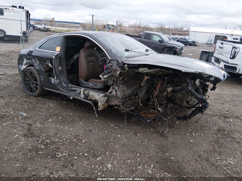 2014 Audi S5 VIN WAUVGAFR1EA009530 IAAI salvage auction — FRONT END, Salvage (Montana), sold $200 on 2026-07-15 (photo 1)