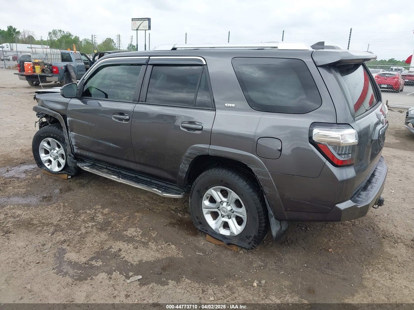 2016 Toyota 4runner VIN JTEZU5JR4G5130460 IAAI salvage auction — LEFT SIDE, Clear (Arkansas), sold $6,200 on 2026-07-08 (photo 3)