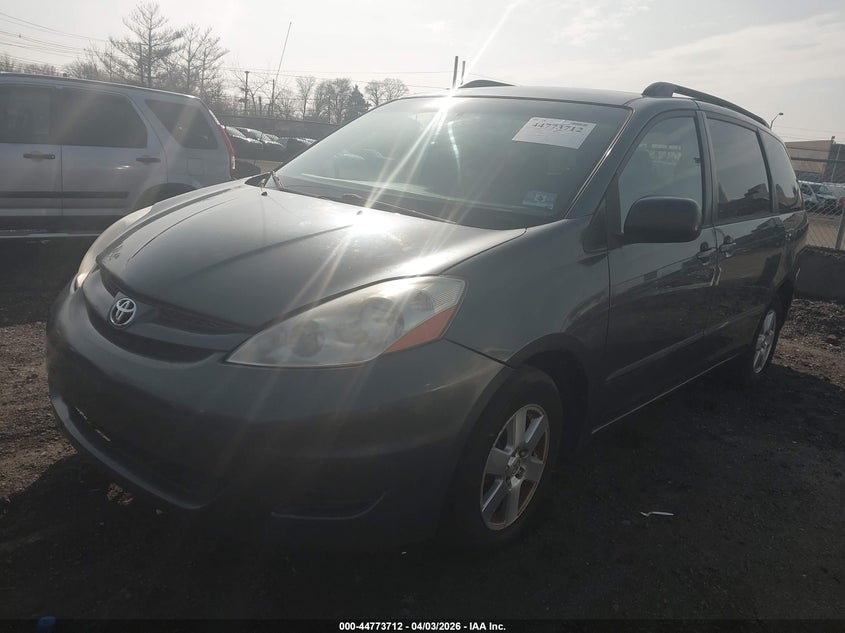 2009 Toyota Sienna VIN 5TDZK23C69S233913 IAAI salvage auction — FRONT END, Salvage (Texas), sold $800 on 2026-07-29 (photo 2)