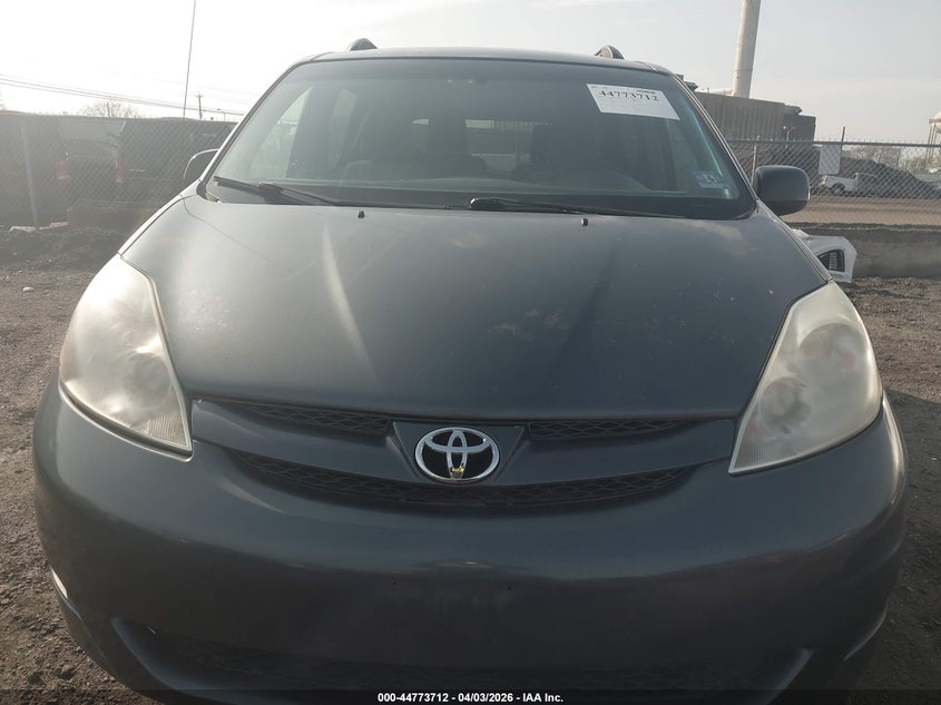 2009 Toyota Sienna VIN 5TDZK23C69S233913 IAAI salvage auction — FRONT END, Salvage (Texas), sold $800 on 2026-07-29 (photo 6)