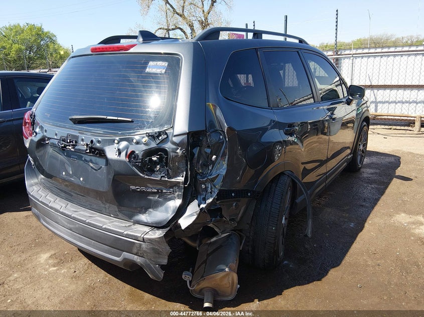 2020 Subaru Forester VIN JF2SKADC6LH468044 IAAI salvage auction — REAR END, Clear (Oklahoma), sold $2,250 on 2026-07-08 (photo 4)