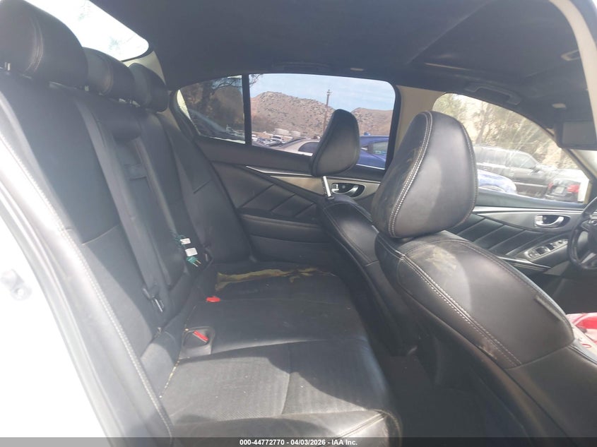 2014 Infiniti Q50 VIN JN1BV7AP3EM684480 IAAI salvage auction — FRONT END, Salvage (Idaho), sold $1,375 on 2026-07-14 (photo 8)