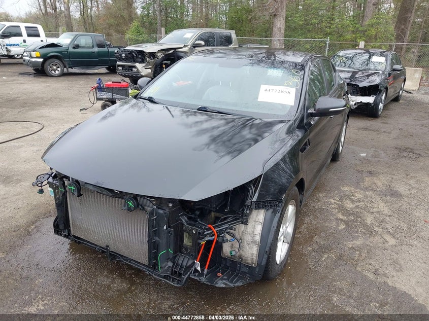 2015 Kia Optima VIN KNAGM4A76F5653382 IAAI salvage auction — FRONT END, Wait Title, sold $525 on 2026-07-31 (photo 2)