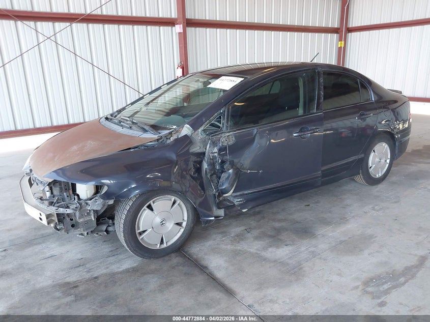 2008 Honda Civic VIN JHMFA36248S003046 IAAI salvage auction — LEFT SIDE, Salvage (California), sold $450 on 2026-07-07 (photo 2)