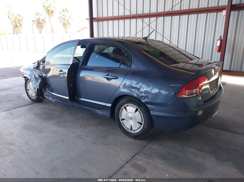 2008 Honda Civic VIN JHMFA36248S003046 IAAI salvage auction — LEFT SIDE, Salvage (California), sold $450 on 2026-07-07 (photo 3)