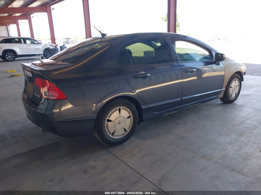 2008 Honda Civic VIN JHMFA36248S003046 IAAI salvage auction — LEFT SIDE, Salvage (California), sold $450 on 2026-07-07 (photo 4)
