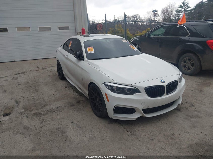 2021 BMW 2er VIN WBA2J5C06M7H41572 IAAI salvage auction — VANDALISM, Wait Title, sold $10,000 on 2026-07-07 (photo 1)