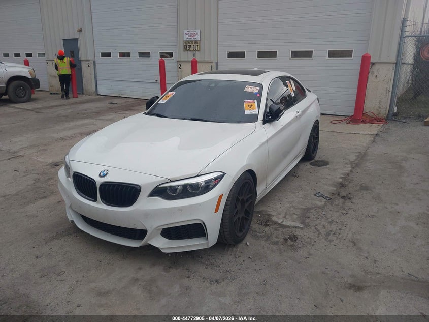 2021 BMW 2er VIN WBA2J5C06M7H41572 IAAI salvage auction — VANDALISM, Wait Title, sold $10,000 on 2026-07-07 (photo 2)