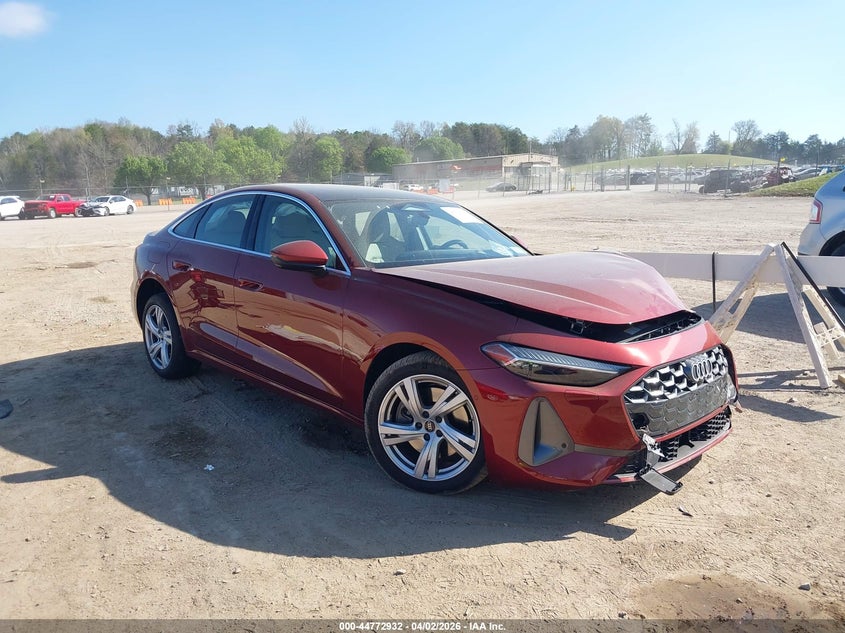 2025 Audi A5 VIN WAU3BCFU9SN066455 IAAI salvage auction — FRONT END, Wait Title, sold $18,000 on 2026-09-04 (photo 1)