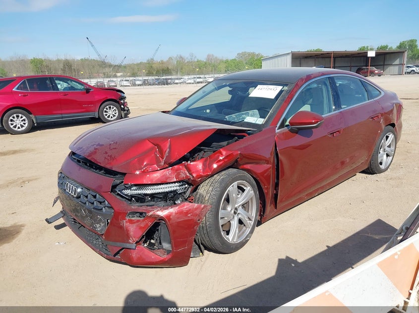 2025 Audi A5 VIN WAU3BCFU9SN066455 IAAI salvage auction — FRONT END, Wait Title, sold $18,000 on 2026-09-04 (photo 2)