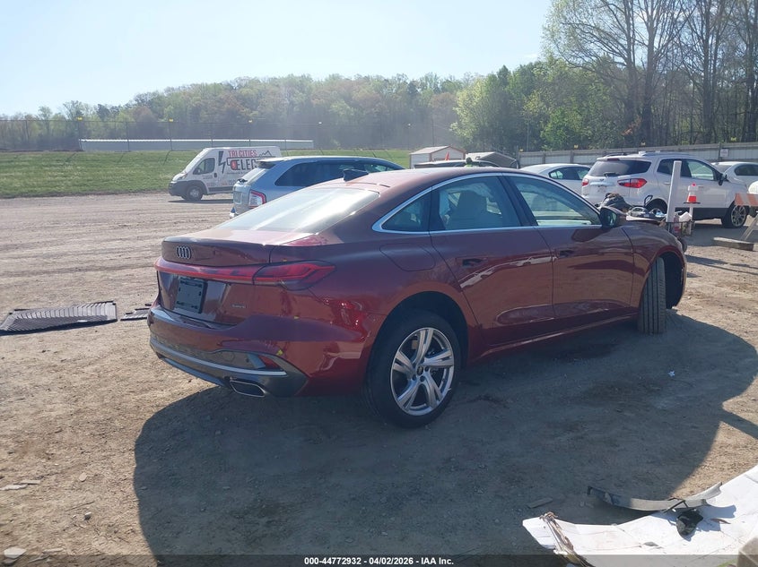 2025 Audi A5 VIN WAU3BCFU9SN066455 IAAI salvage auction — FRONT END, Wait Title, sold $18,000 on 2026-09-04 (photo 4)