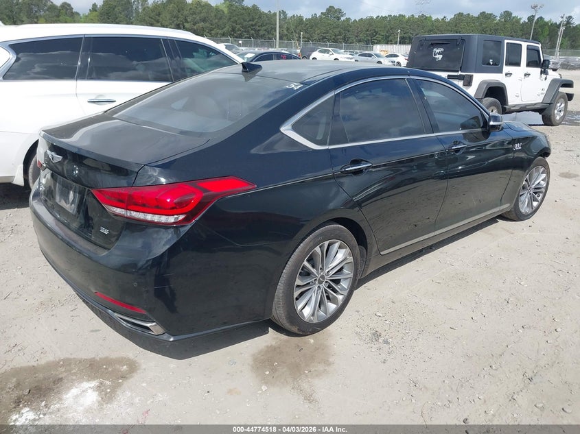 2017 Genesis G80 VIN KMHGN4JE8HU178224 IAAI salvage auction — FRONT END, Salvage (Idaho), sold $2,000 on 2026-08-01 (photo 4)