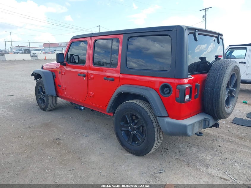 2022 Jeep Wrangler / VIN 1C4HJXDN5NW129631 IAAI salvage auction — FRONT END, Clear (Tennessee), sold $6,800 on 2026-07-11 (photo 3)