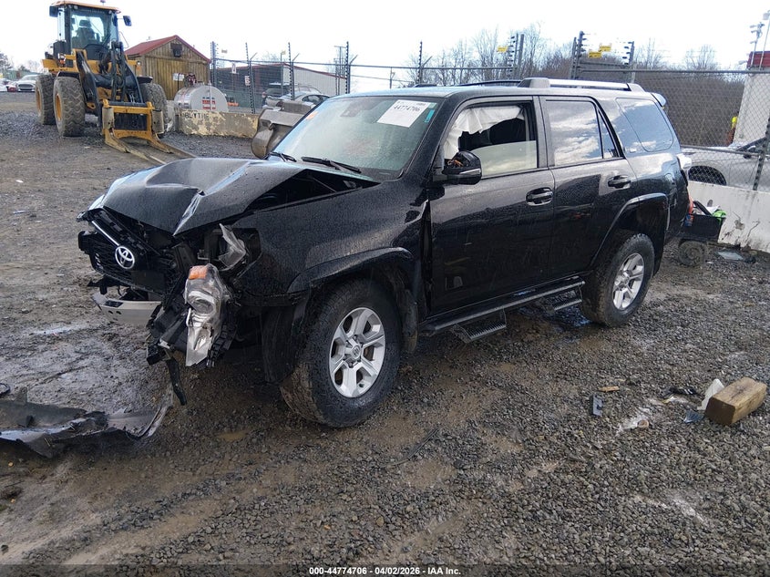 2023 Toyota 4runner VIN JTENU5JR7P6205967 IAAI salvage auction — FRONT END, Salvage (West Virginia), sold $10,500 on 2026-08-02 (photo 2)