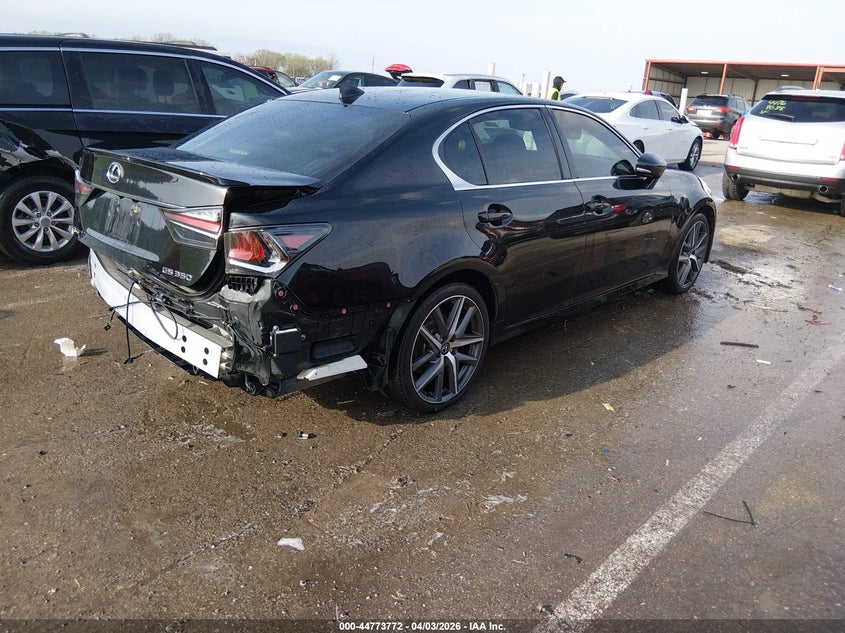 2018 Lexus Gs VIN JTHBZ1BL6JA015821 IAAI salvage auction — REAR END, Wait Title, sold $8,550 on 2026-07-14 (photo 4)