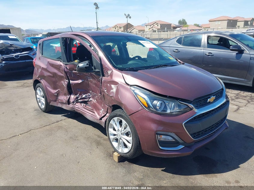 2020 Chevrolet Spark VIN KL8CD6SA9LC421589 IAAI salvage auction — RIGHT SIDE, Wait Title, sold $1,025 on 2026-07-07 (photo 1)