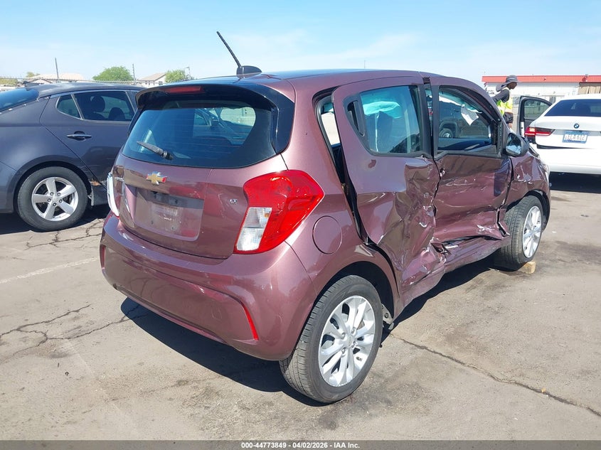 2020 Chevrolet Spark VIN KL8CD6SA9LC421589 IAAI salvage auction — RIGHT SIDE, Wait Title, sold $1,025 on 2026-07-07 (photo 4)