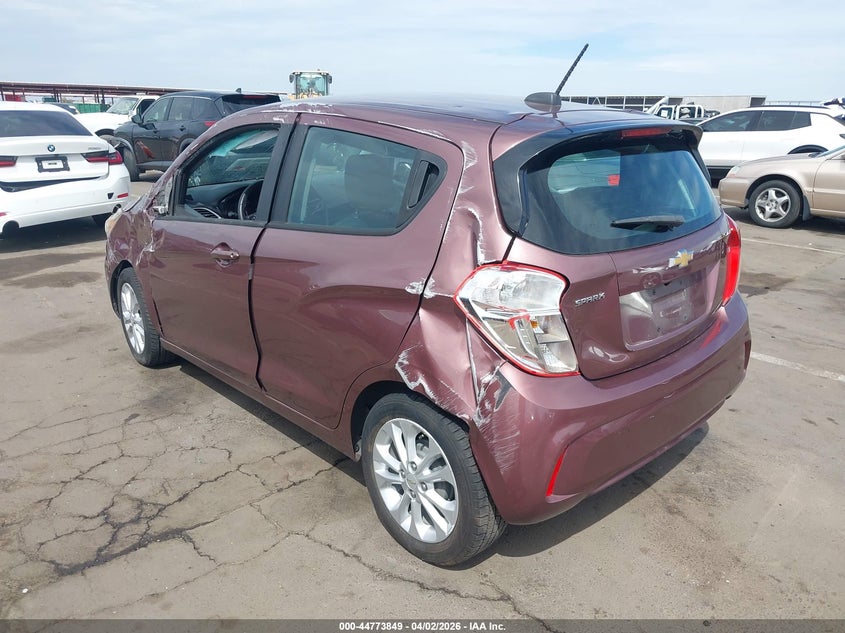 2020 Chevrolet Spark VIN KL8CD6SA9LC421589 IAAI salvage auction — RIGHT SIDE, Wait Title, sold $1,025 on 2026-07-07 (photo 3)